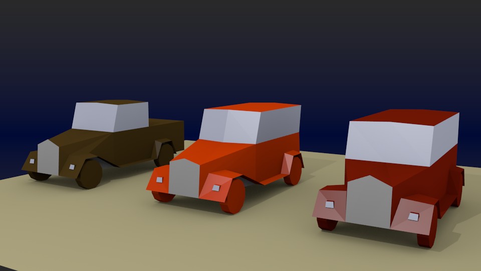 old bus\car\truck (changeable shape keys) preview image 1